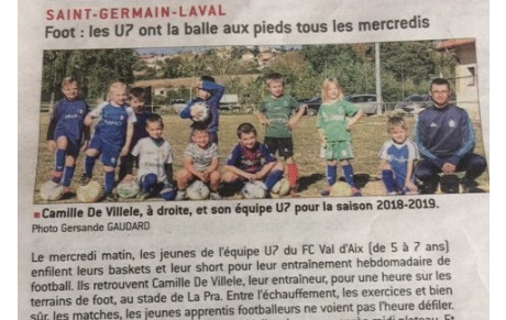 NOS U7 DANS LE JOURNAL